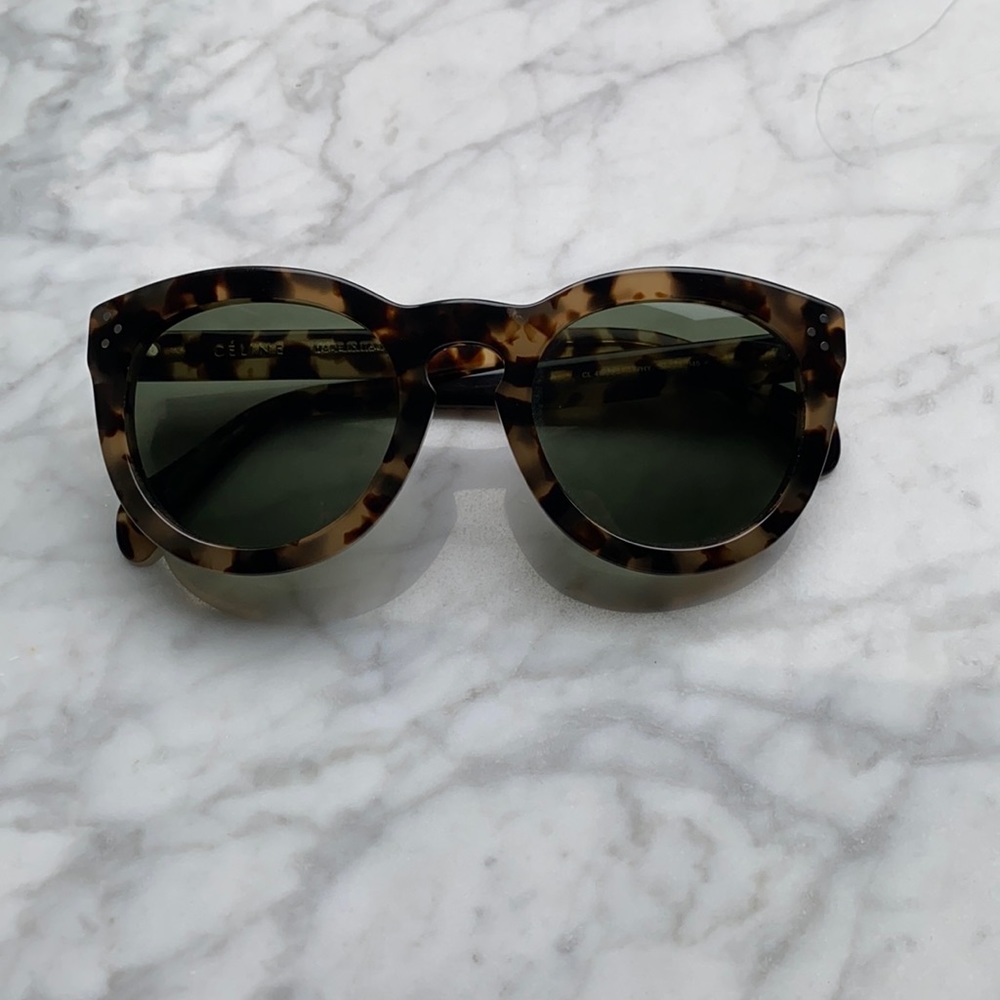 Celine tortoise shell sunglasses